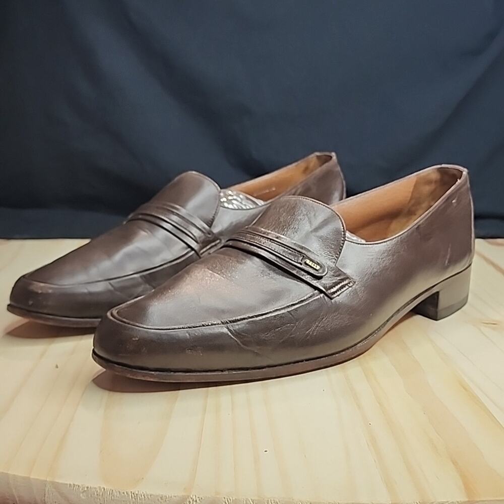 Bally Men's Brown Leather Loafers